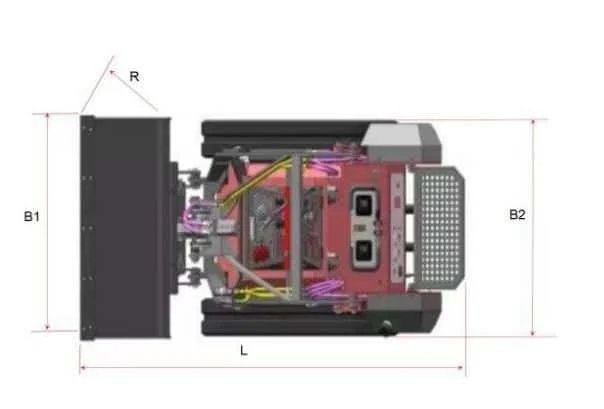Track vision measurements for DRT-450T