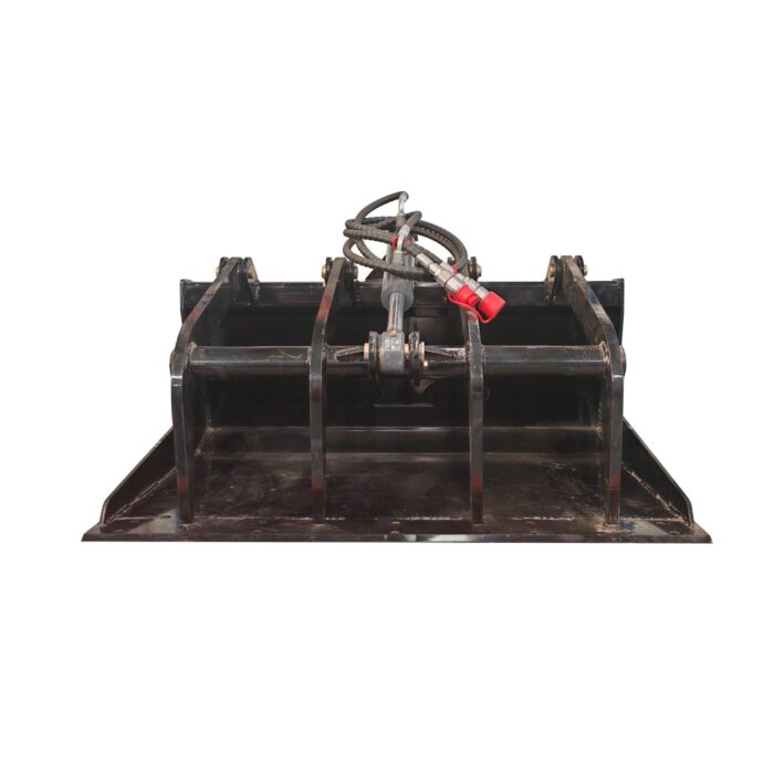 Gripper Bucket for Derette Mini Skid Steer Loader by XG Equipment