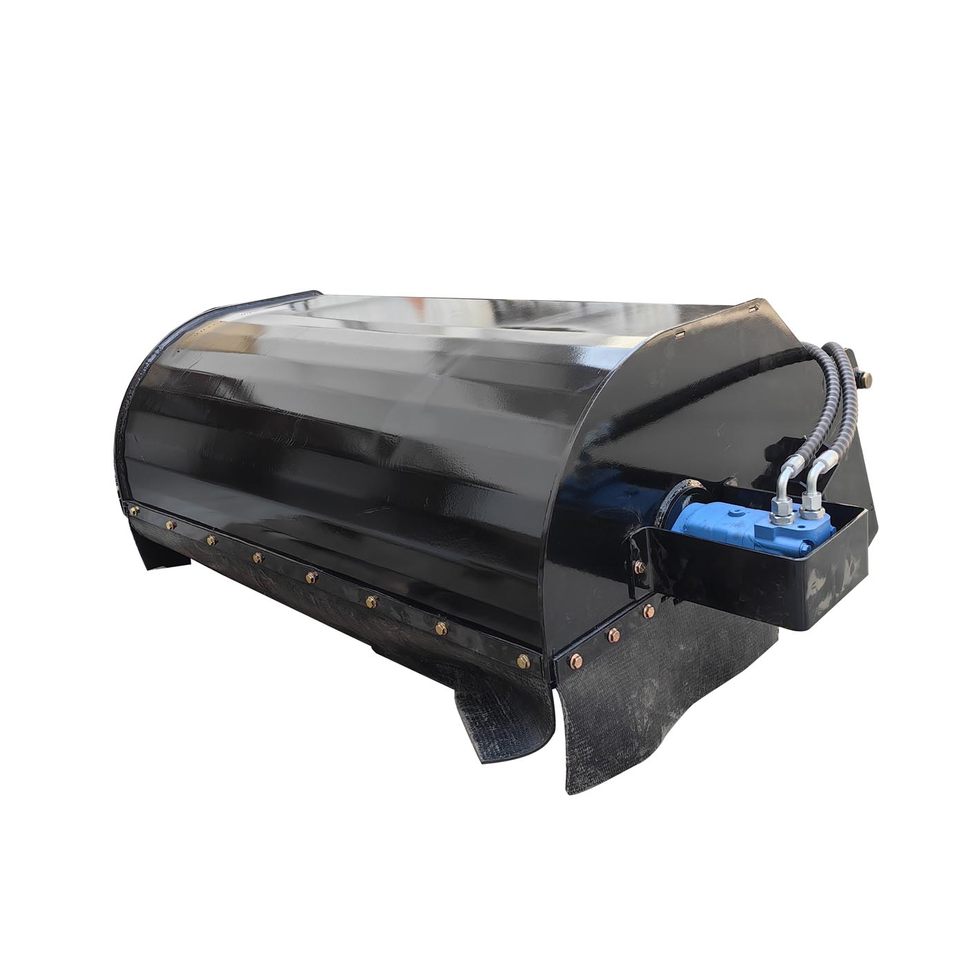 Derette Sweeper With Bucket Mini Skid Steer Loader Attachment